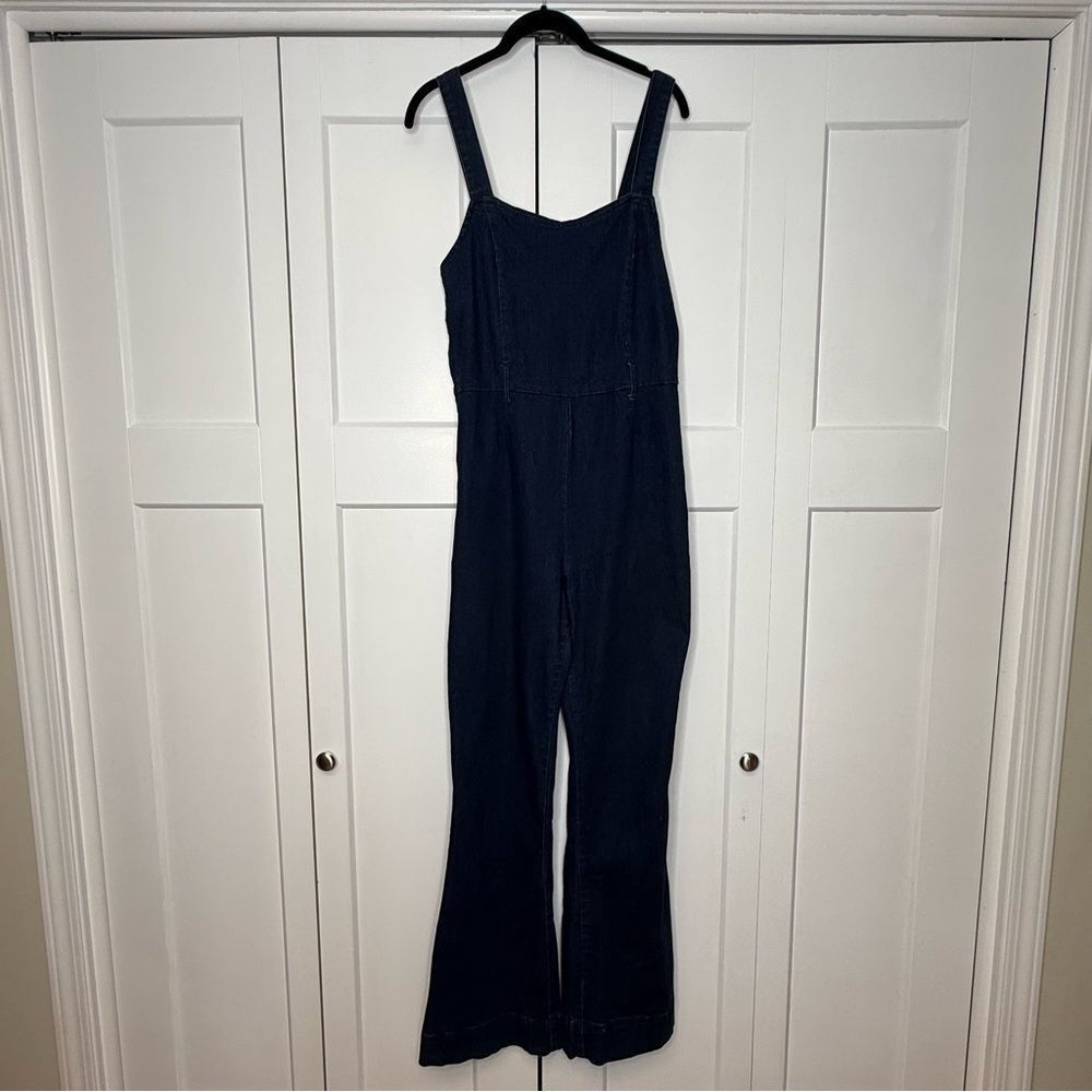 Dollhouse Dark Wash Denim Jumpsuit – Size M